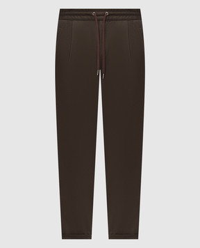 Bilancioni Brown pants with pleats BE26PJ3HM1