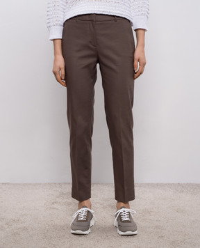 Peserico Brown pants A04718J001953