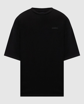 Vetements Black t-shirt with logo print MH27TR143B