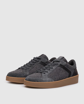 Canali Gray sneakers RC01358491229