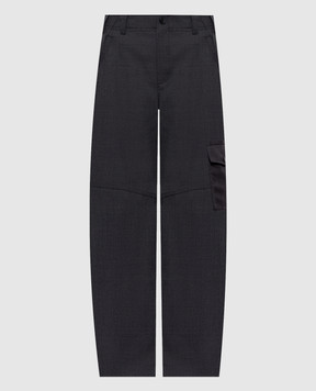 Brunello Cucinelli Gray wool pants MB199P9356