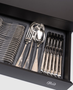 Broggi 1818 Visconti cutlery set in a wooden case 0310000L60