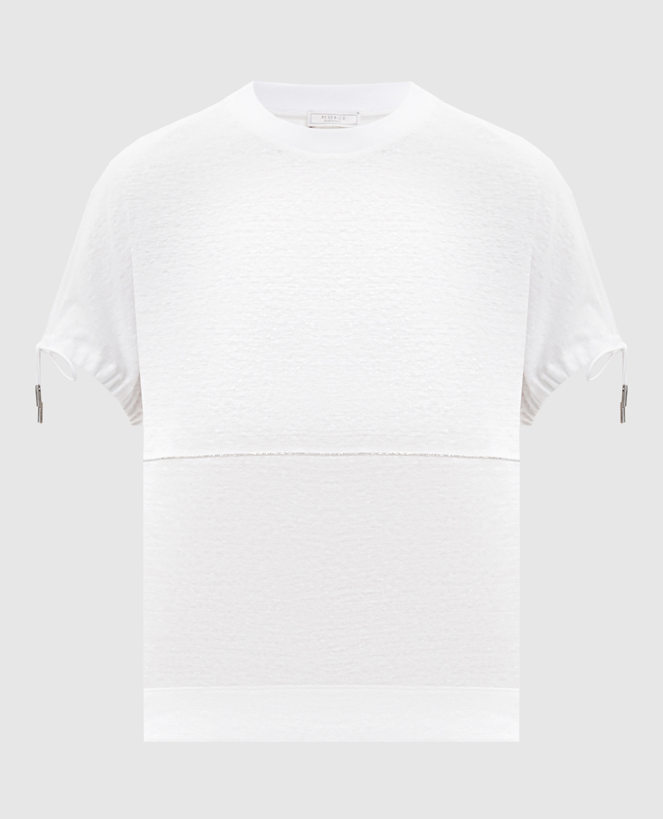 

White linen t-shirt Peserico