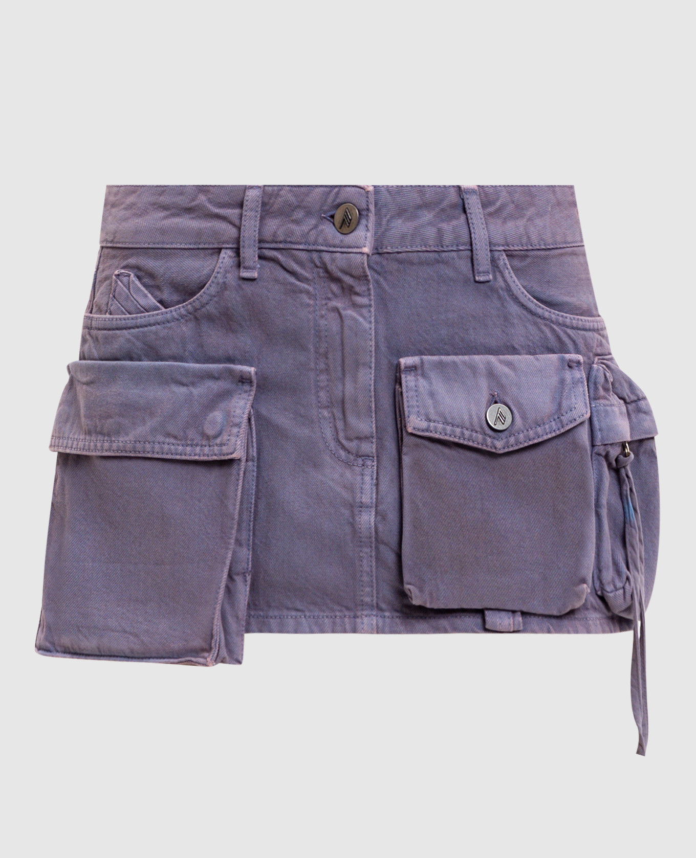 

Fay purple denim mini skirt The Attico, Violet