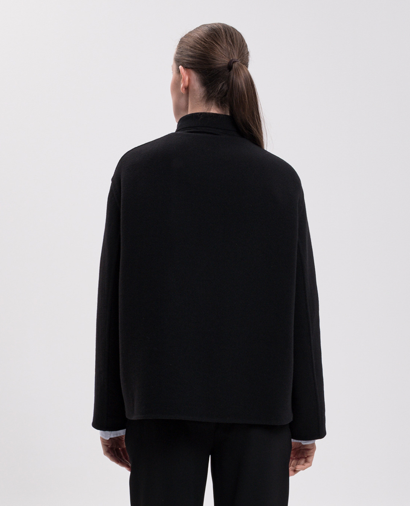 Quintus black wool jacket The Row 4