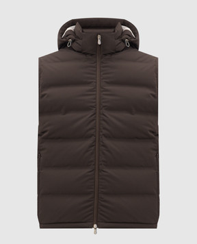 Brunello Cucinelli Brown down vest MV4061605