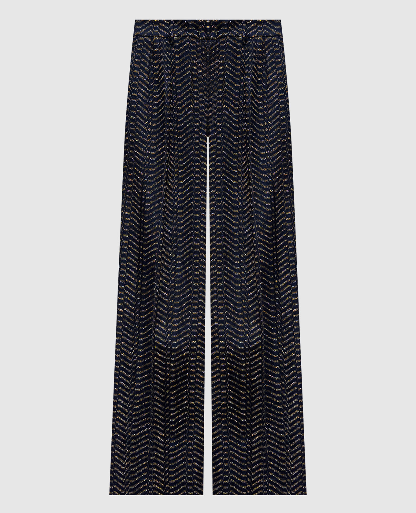 Blaue Hose mit Lurex