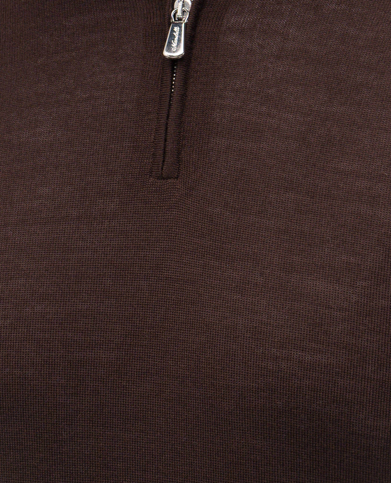 

Brown wool jumper with logo Enrico Mandelli