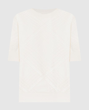 Ermanno Scervino Ivory silk top D485L759APIJG