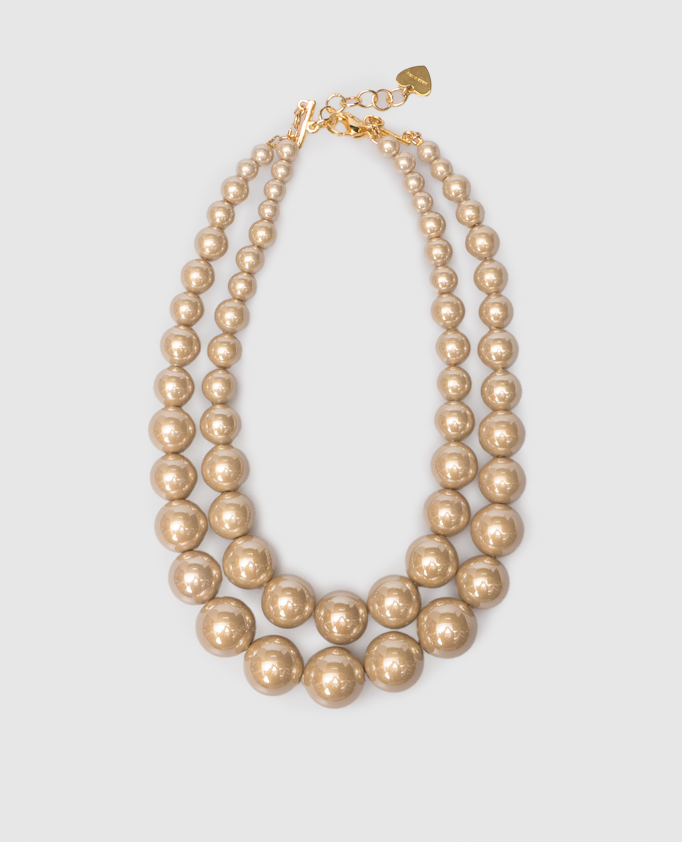 

Beige two-layer Effervescente necklace Dolman Bijoux
