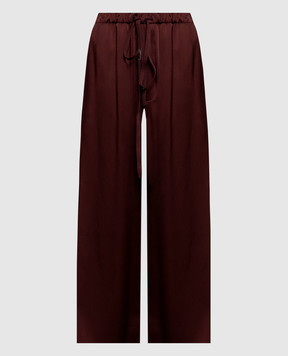 Ann Demeulemeester Sofi Relaxed Lounge burgundy pants B0014272FA647