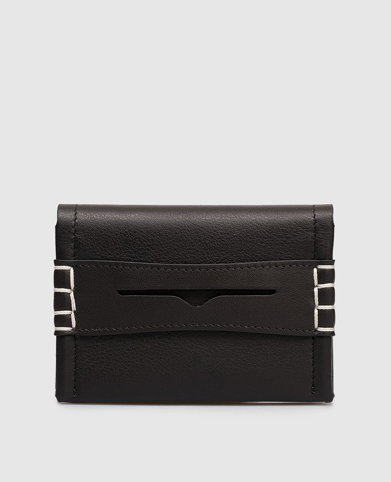 

Black leather business card holder Loafer JW Anderson