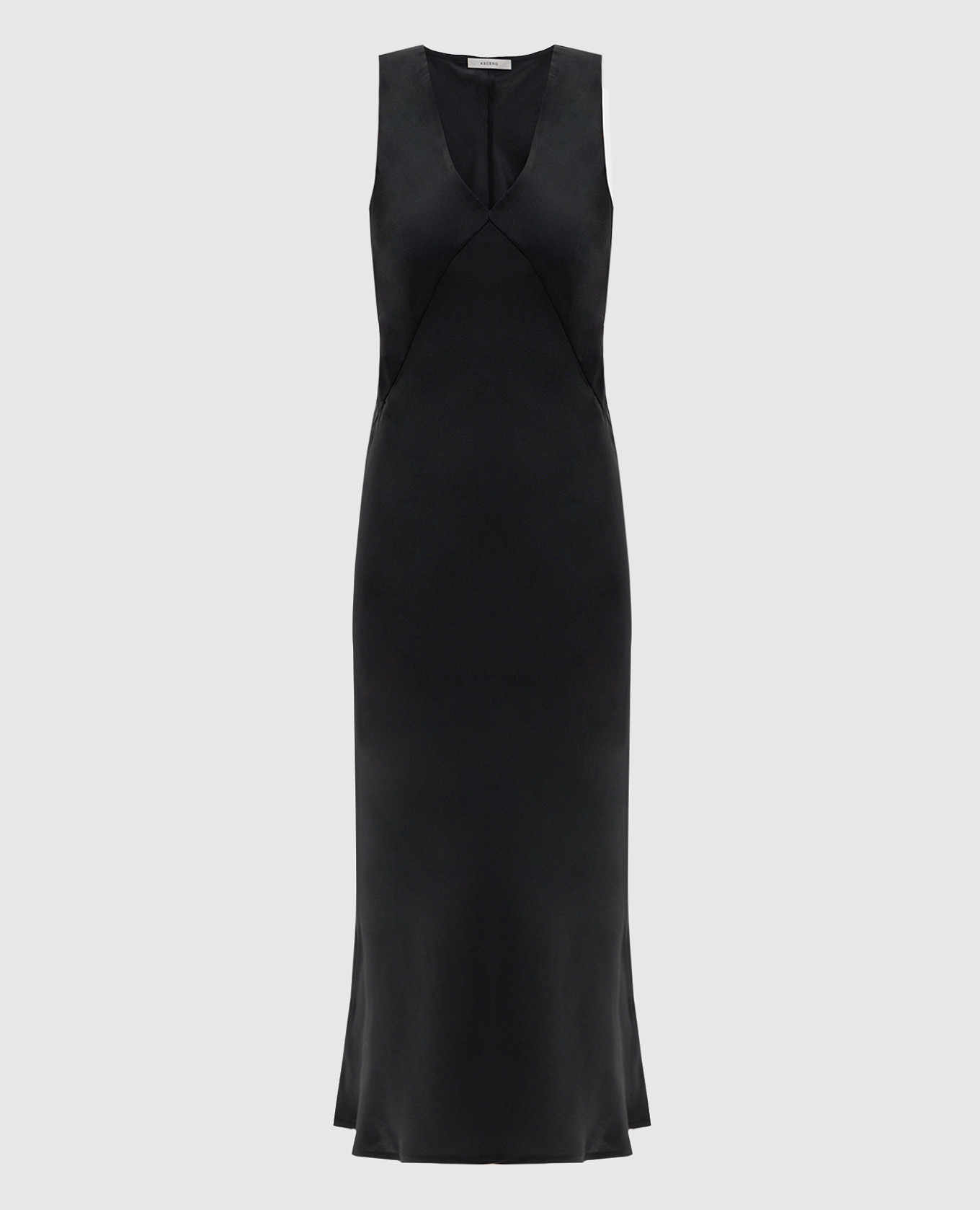 

Black Provence silk dress Asceno