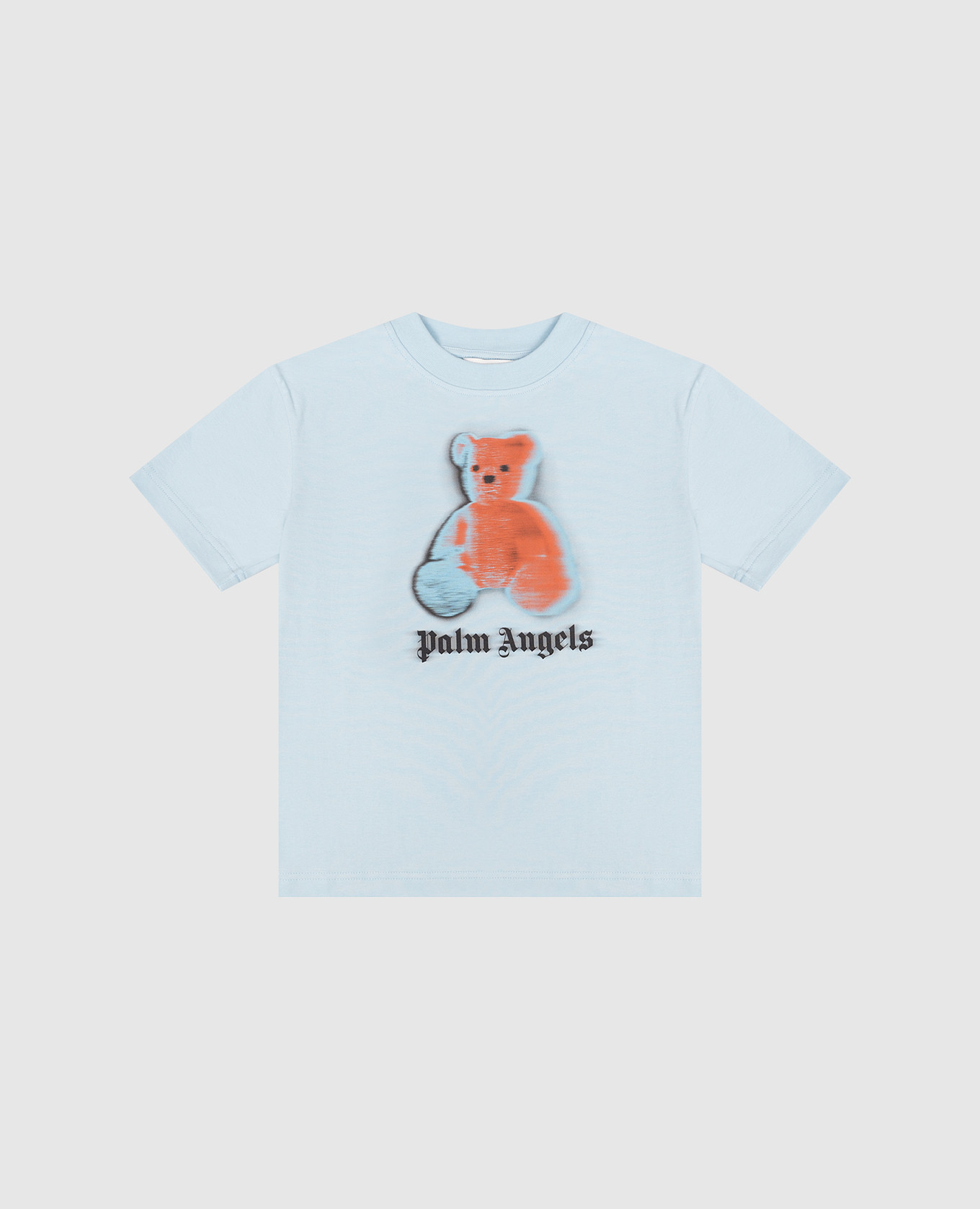 

Children's blue Blurred Bear T-shirt Palm Angels, Light blue