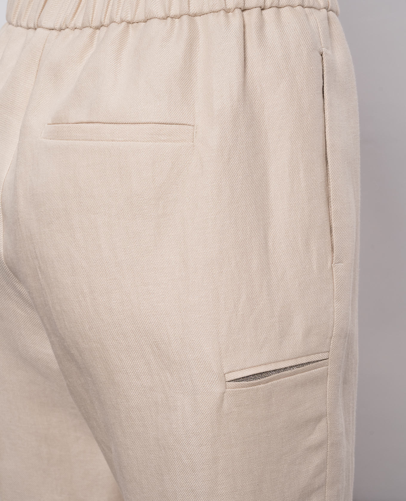 

Beige linen pants Peserico