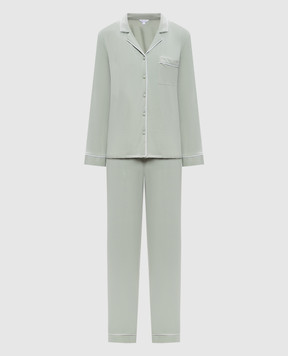Dore & Rose Green pajamas with edging TENCELPJSET