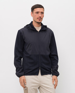Sease Blue jacket with wool WH049TJ232