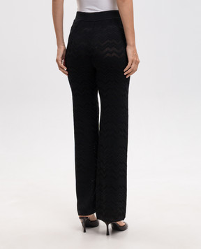 Missoni Black wool patterned pants DC26WI00BK01JZ