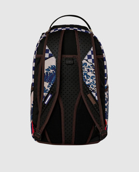 Sprayground Children's blue backpack ICHIMATSU-MOYŌ CAMOKAWA 910B8810NSZ