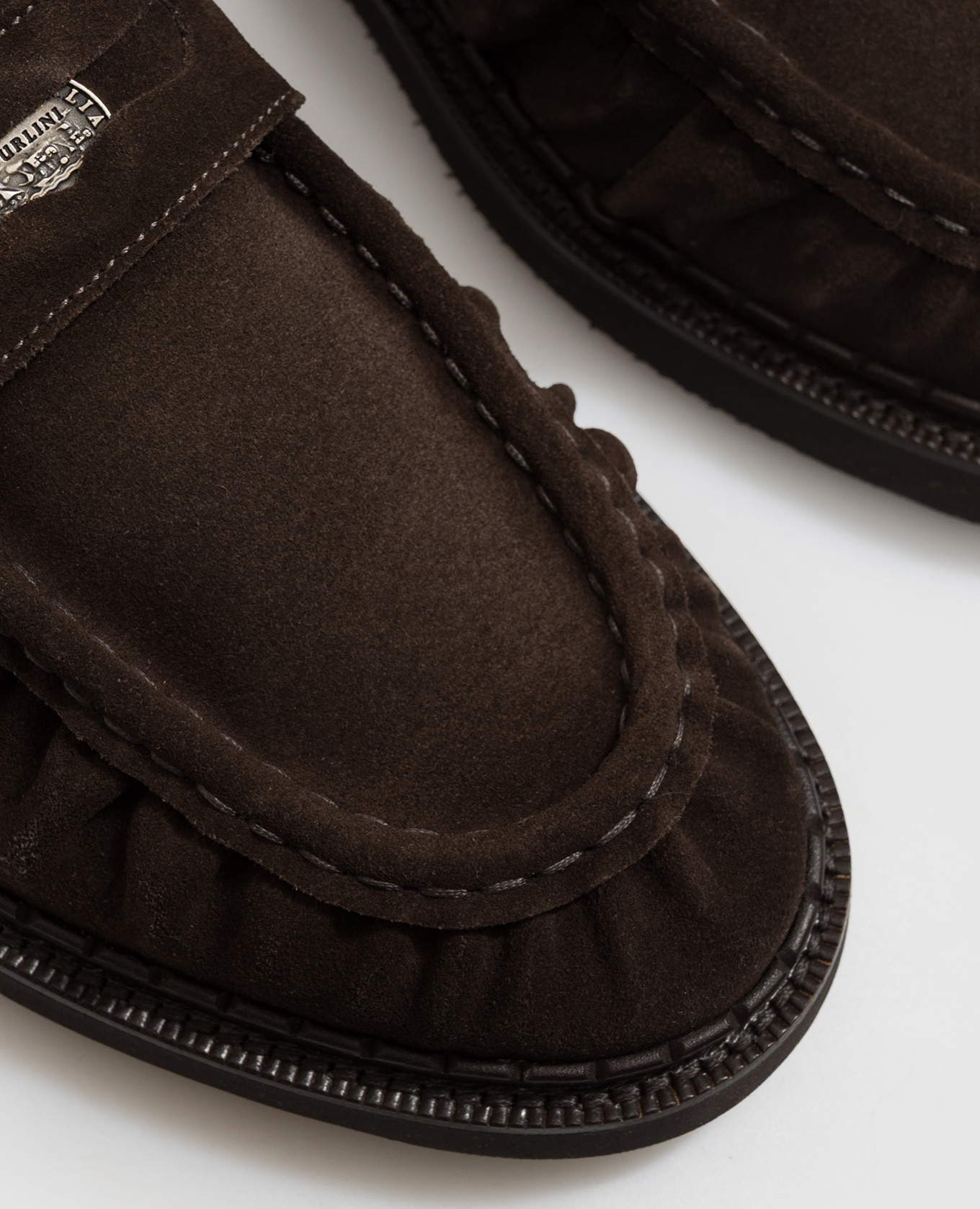 Brown suede loafers Sturlini 5