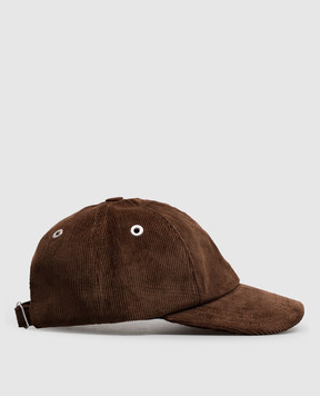 Ami Paris Brown velvet cap UCP265CO0089m