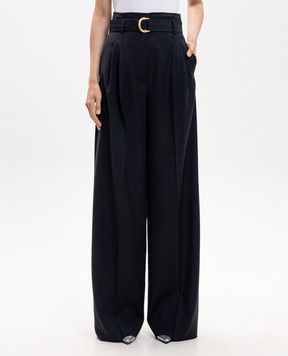 Max Mara Blue wool palazzo SERIO MSTSERIO