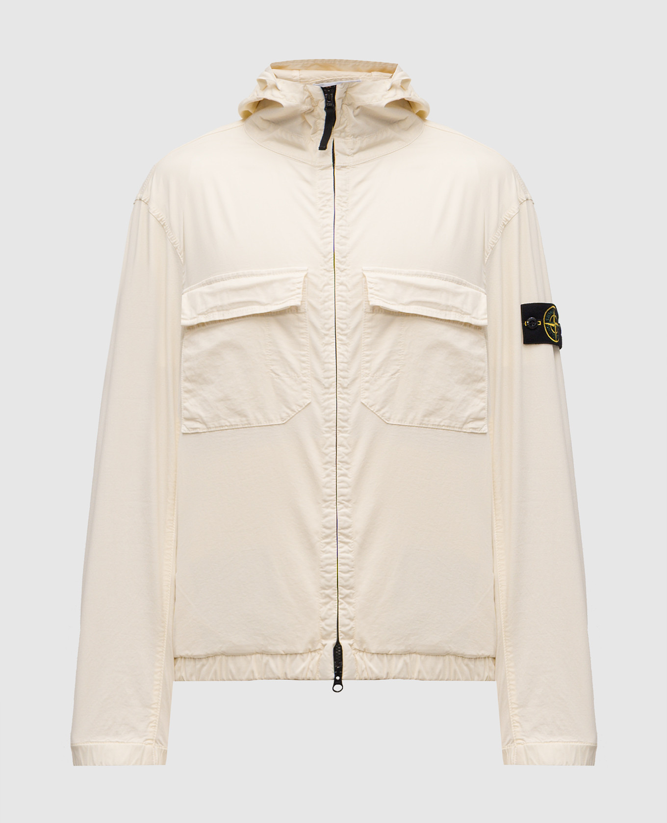 

Yellow jacket with logo Stone Island