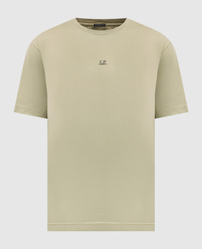 C.P. Company Khaki T-shirt with logo MTS114A006374G