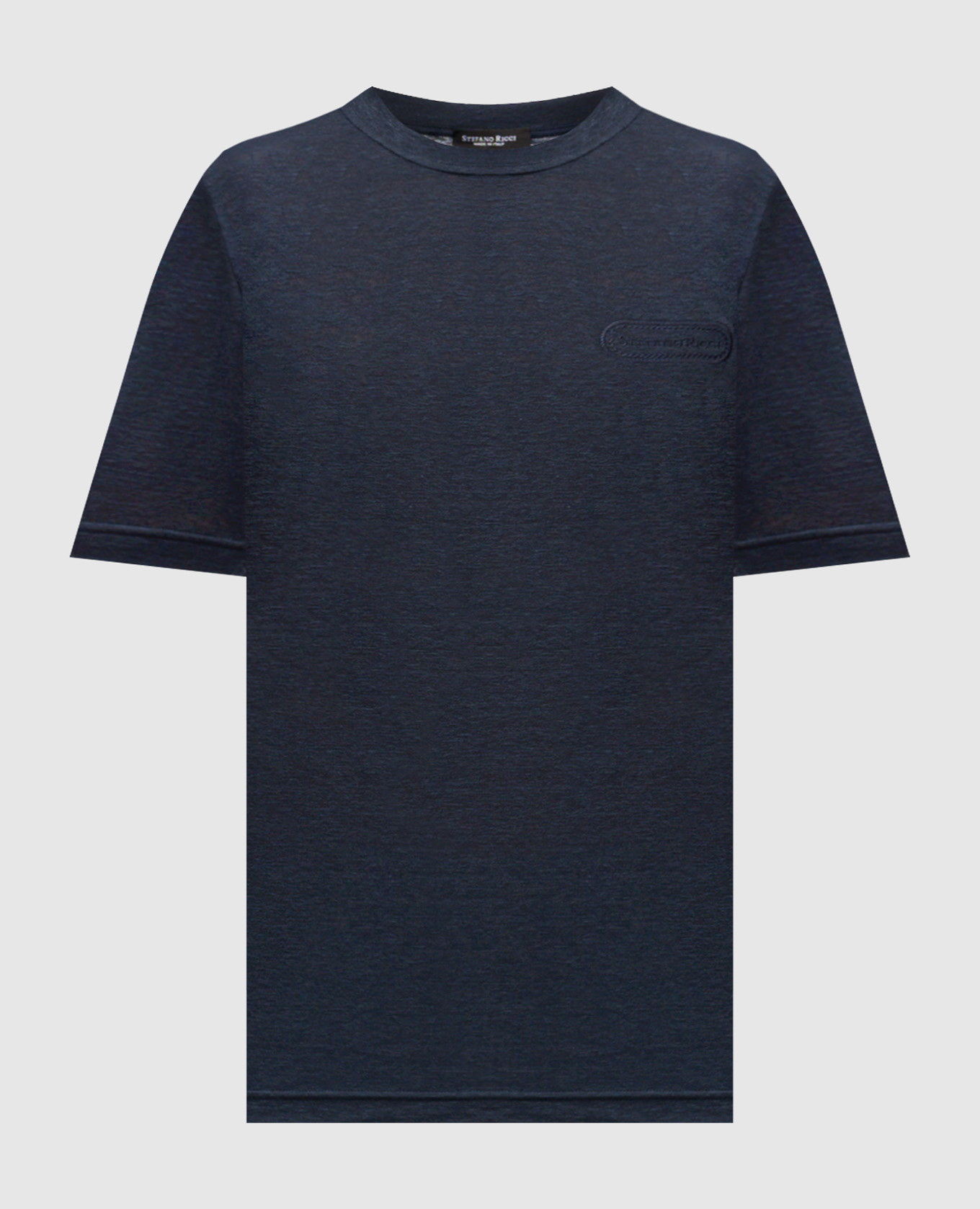Blue linen T-shirt
