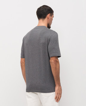 Brunello Cucinelli Grey melange T-shirt M0B131328G