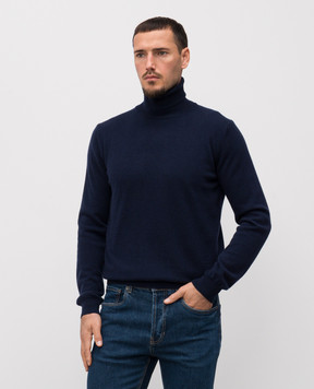 Pini Parma Blue cashmere sweater TNECKBL