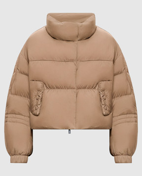 Be Florence Beige cropped down jacket BE2615