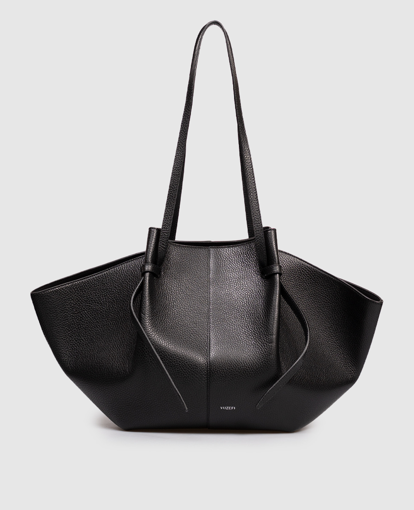 

Black leather tote bag MOCHI YUZEFI