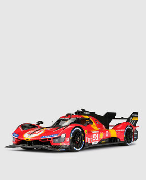 Amalgam Red souvenir in the shape of a Ferrari 499P car M6274SC1