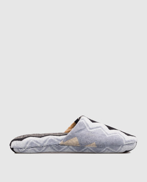Missoni Home Giacomo terry slippers with pattern 1D3OG00005