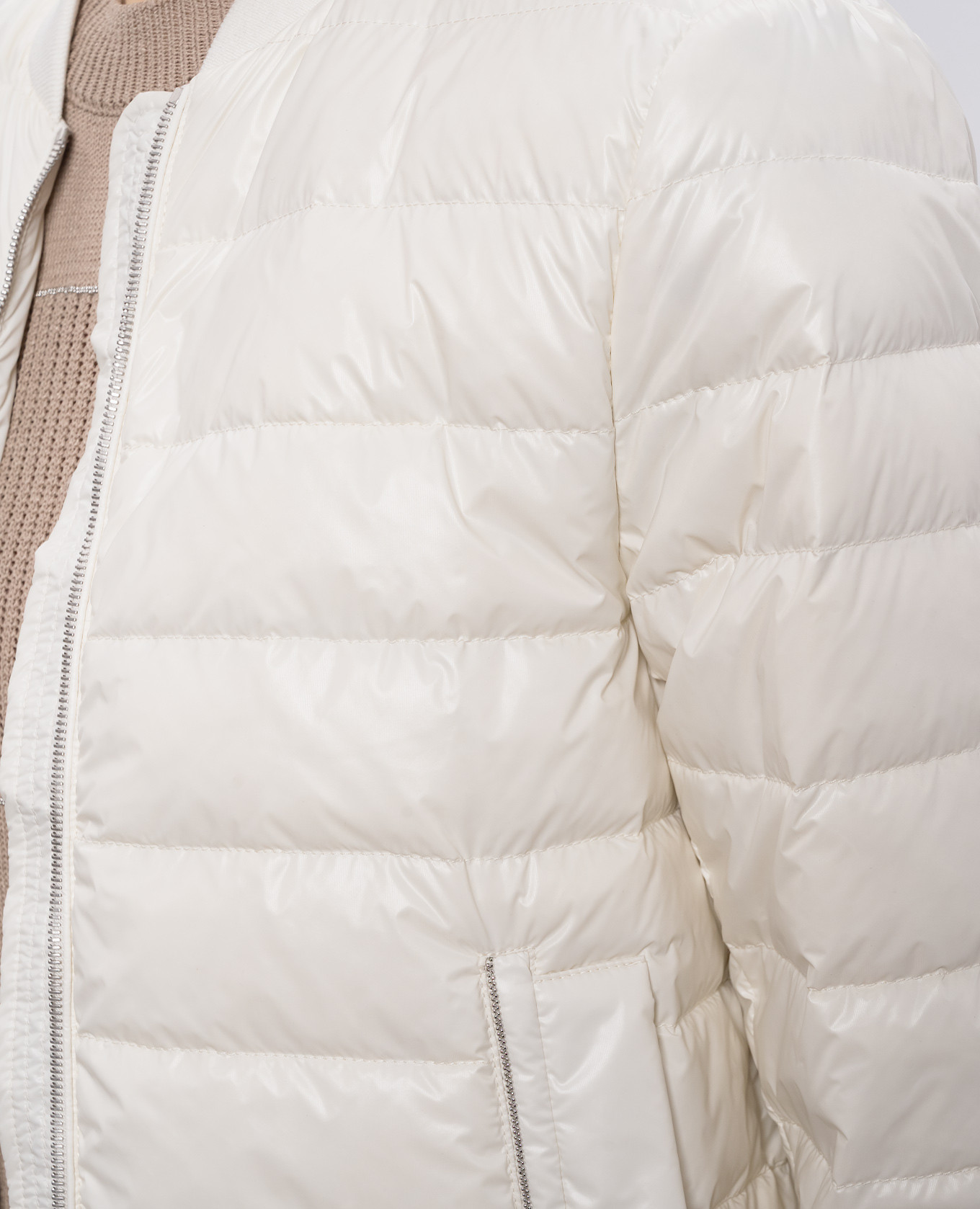 White down jacket with chain Peserico 5