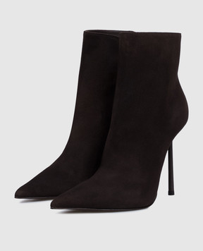 Le Silla Brown suede ankle boots BELLA 4217C100BMPPVEP