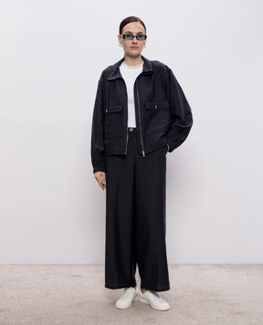 Peserico Blue jacket with chain A2512901939
