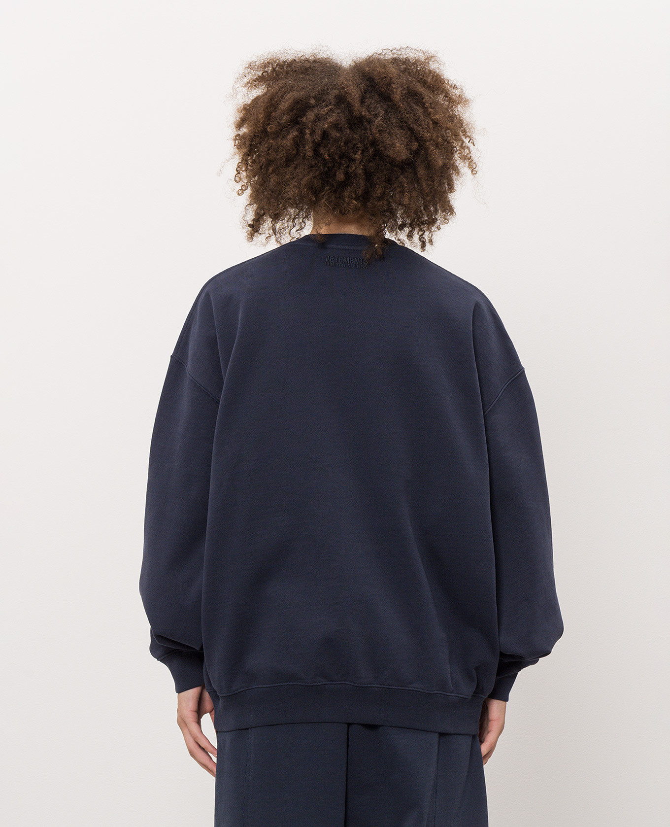 Blue sweatshirt with print Vetements 4