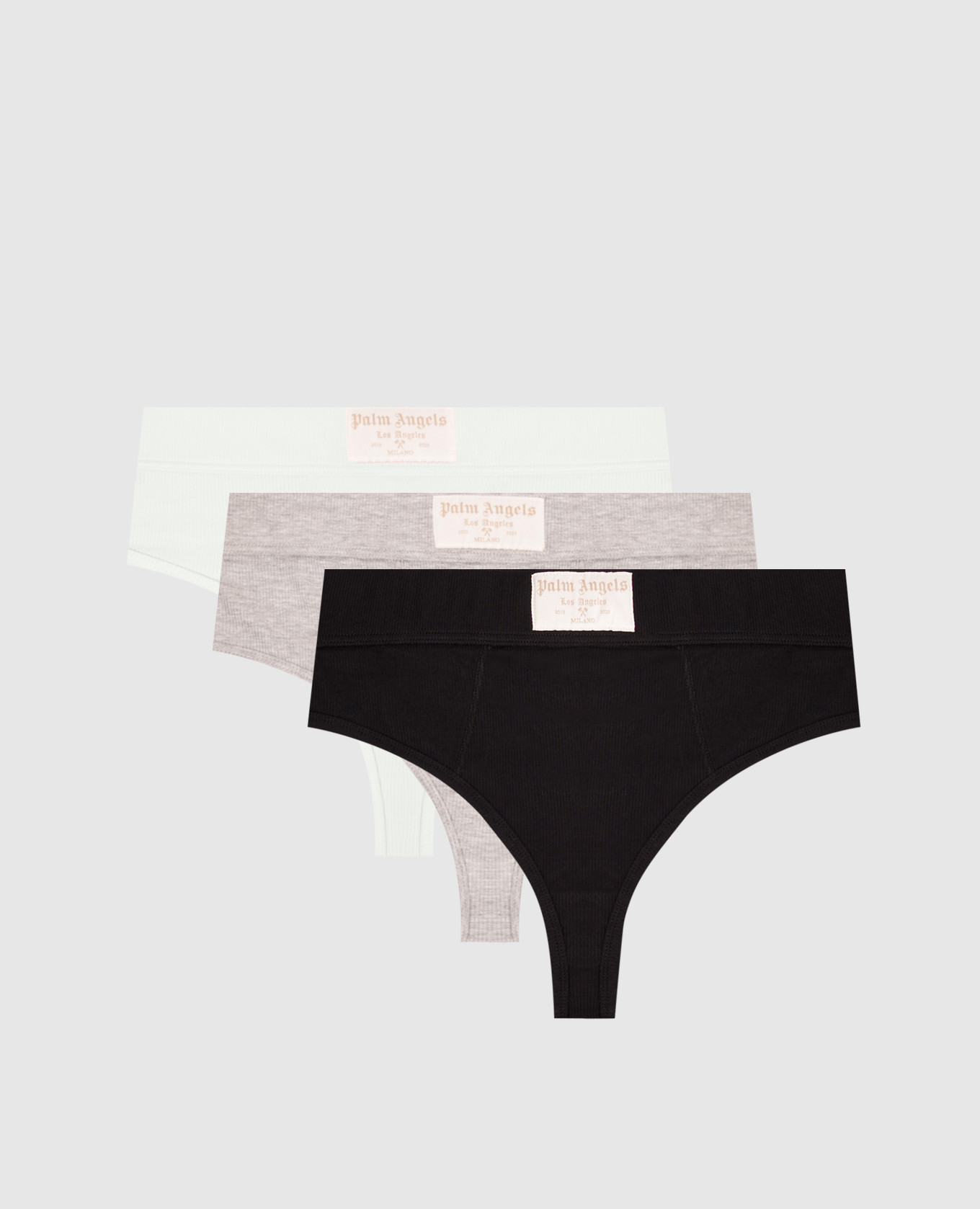 High-rise thong set