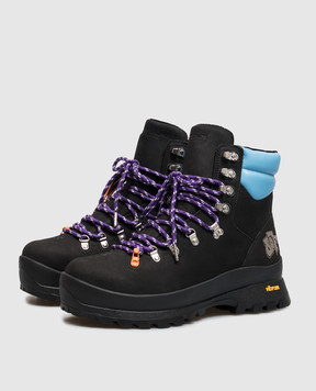 Off-White Black nubuck hiking boots OF05929001