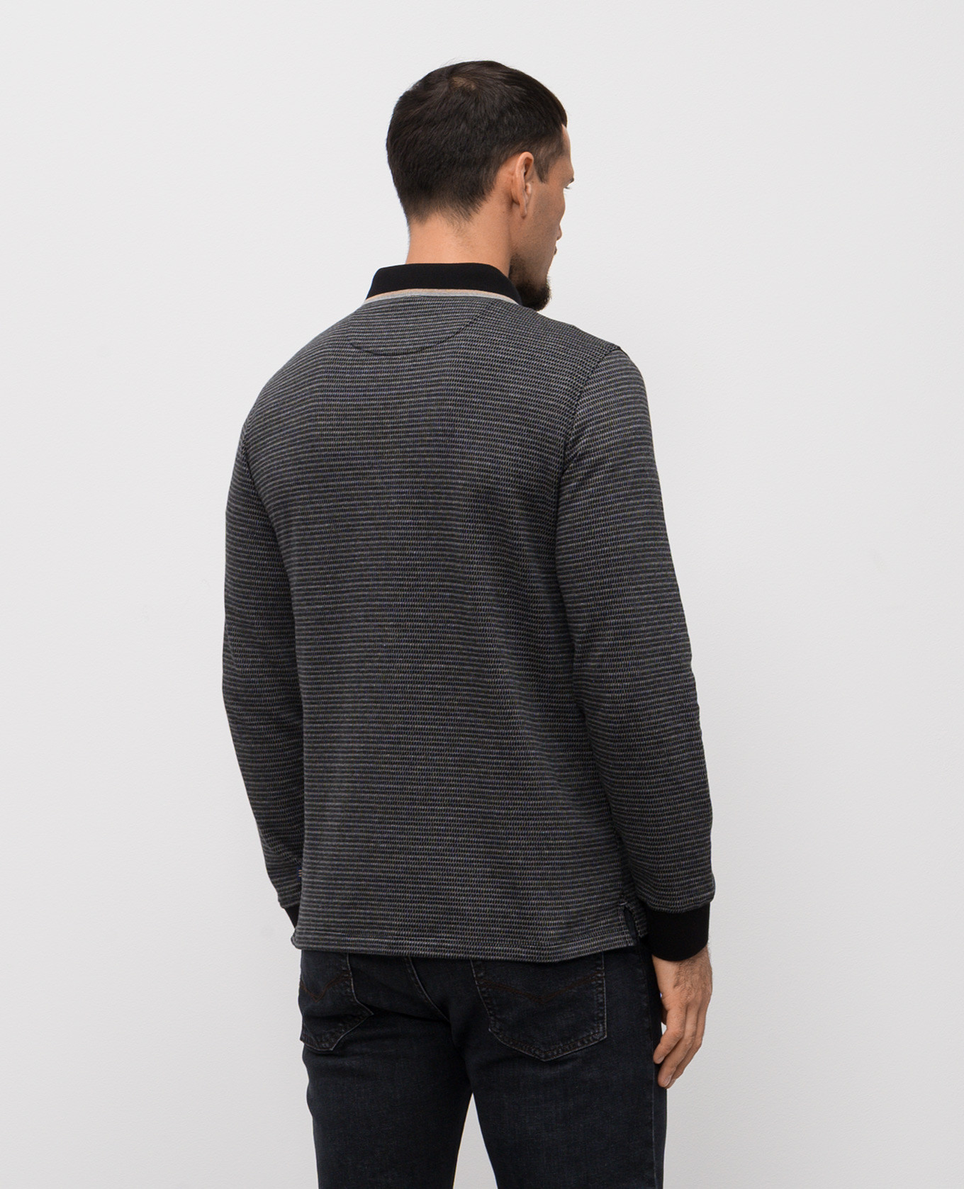 

Gray polo shirt with pattern Florentino, Grey