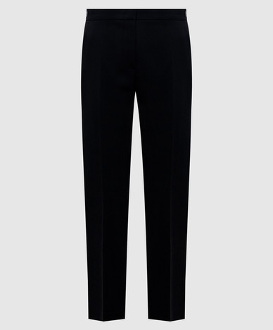 MACINO black wool trousers