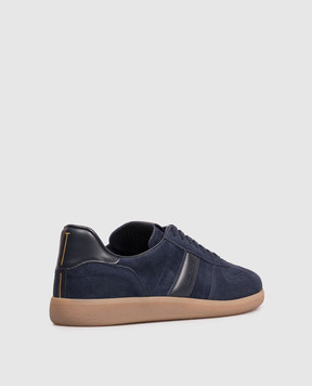 Tom Ford Archer blue suede sneakers J1584LCL046N