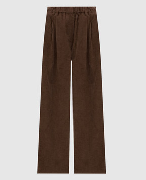 Brunello Cucinelli Brown corduroy pants MP187P9253