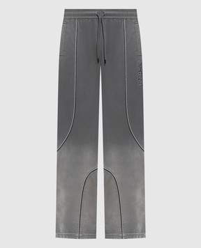 Off-White Gray Gradient Slouchy Sweatpants 44MCJ03LS26F001