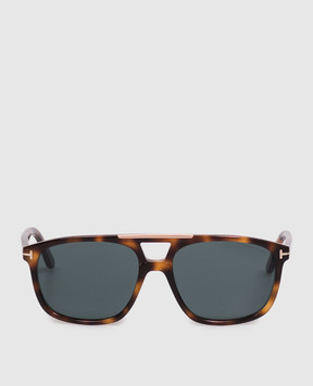 Tom Ford Brown tortoiseshell sunglasses FT1338