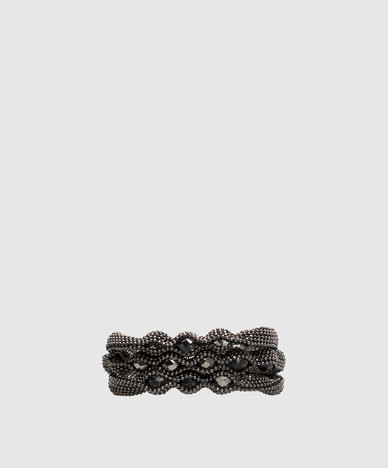 Monil chain bracelet with beads