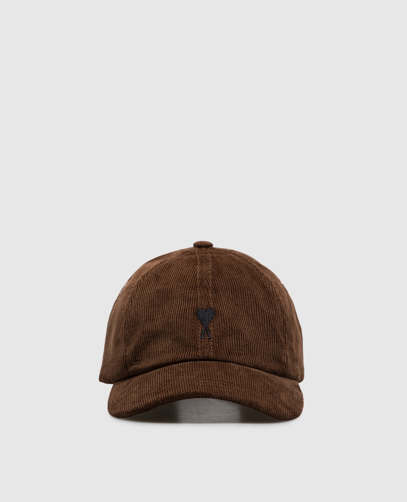 Brown velvet cap Ami Paris
