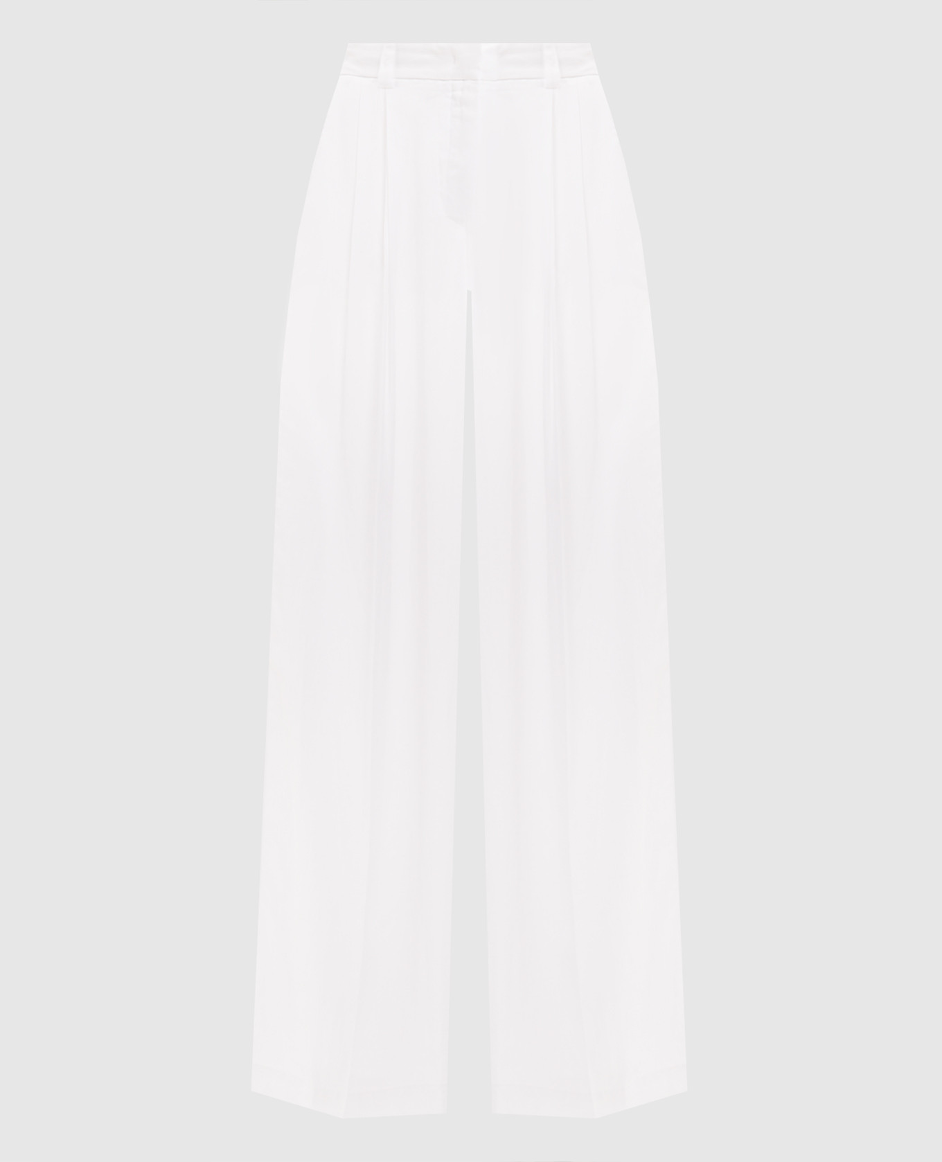 Pantalon en lin blanc RUMY